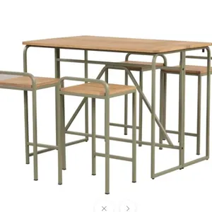 *NEW IN BOX* 101 STORIES COLLECTION TARYNNA FOLDABLE OUTDOOR DINING SET-OLIVE *READY-TO-ASSEMBLE*