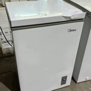 MIDEA MINI CHEST FREEZER *NO POWER CORD, DENT IN LID*