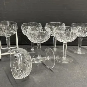 Waterford Crystal Footed Dessert Dishes (7)