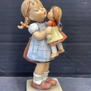 Goebel Hummel Figurine - Kiss Me, 6 " tall
