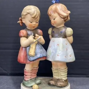 Goebel Hummel Figurine - Knitting Lesson