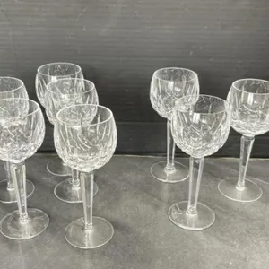 Waterford Crystal Balloon Wine Goblets (8)