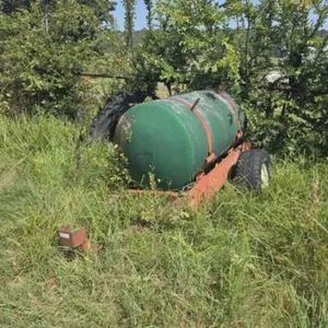 Scrap Sprayer on Trailer