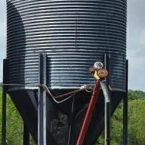 Bulk Grain Bin Overhead w/Auger