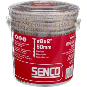 OPENED $65 Senco DuraSpin No. 8 x 2" Wood...