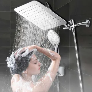 Used $56 COSYLAND 10" Rainfall Shower Head,...