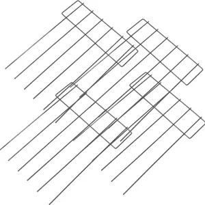 * $54 10pcs Iron Garden Fence Barrier, Black