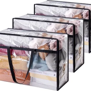 Used $45 2 Pack Clear Clothes Storage Bags