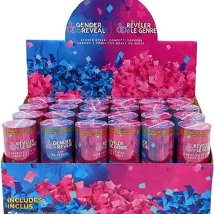 New $47 Skyfall Gender Reveal Poppers - 24 Pack