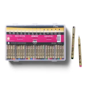 Sakura Pigma Micron Color Pen Set 73 Count