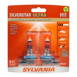 Sylvania H11 SilverStar Ultra Headlight Bulbs 2pk
