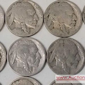 25 Buffalo Nickels. OB