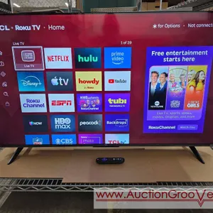50" TCL Roku TV. 4K. Model 50S451. 44 x 27. A2-3.
