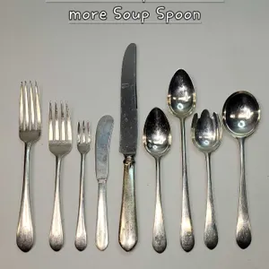 ROGERS, LUNT & BOWLEN ~ TREASURE ONE HUNDRED & TWENTY-SIX PIECE SET 126 PIECE SET OF STERLING SILVER FLATWARE. 12 Place Settings X 9 PIECES EA
