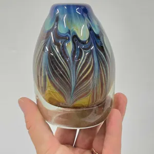 1976 Dick Huss. Art Glass. 2.5 x 4.5. A1-3
