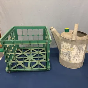 Crate & Watering Can