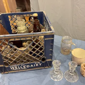Old bottles and glassware