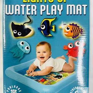 New SplashEZ Lights Up Water Play Mat for Tummy Time, 3 Months +