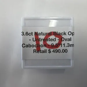 New 3.6 Carat Natural Black Opal - Untreated