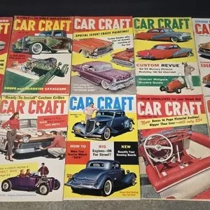 4 - 1957, 6 - 1958 Car Craft Magazines