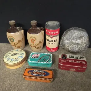 Vintage Advertising Tins and Bottles