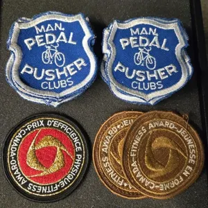 MB Bike Safety Cloth Badges