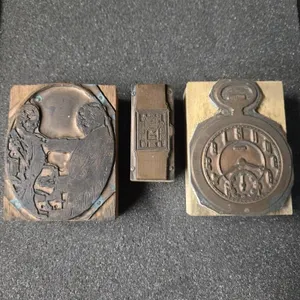 Buren Watch Print Blocks Ca 1940