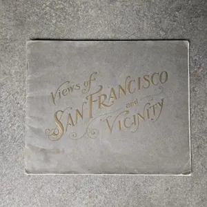 Views of San Francisco Photo Book Ca 1900