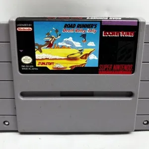 SNES Road Runners Death Valley Nintendo Game