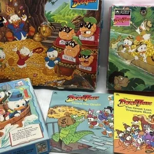 Did Disney DuckTales lot Puzzle Book etc