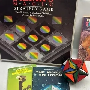 Vintage Rubiks Cube & toy lot