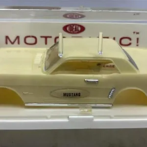 Vintage Ideal Motorific Mustang slot car body toy