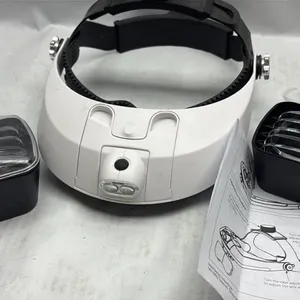Jewellers headband, magnifier with light & lenses
