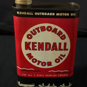 QUART KENDALL OUTBOARD MOTOR OIL CAN