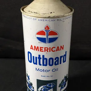 QUART AMERICAN OUTBOARD MOTOR OIL CHICAGO ILLINOIS
