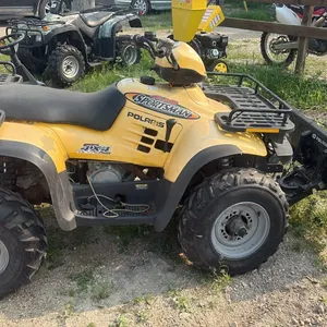 2001 Polaris Sports 400 Quad 4x4 with Front Mount Plow Blade