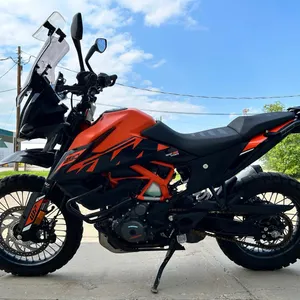 2023 KTM 390 Adventure Street Bike/Motorcycle, 10,350km, Black/Orange, VIN MD2JGJ401PC261463 (P3-S241)