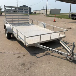 2018 K&O PaceSetter 7ft x 12ft Bumper Hitch Flatbed Trailer