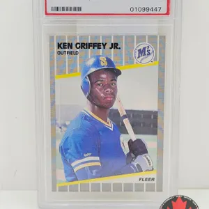 1989 Fleer #548 Ken Griffey Jr. : Mariners (Certified PSA MINT 9)