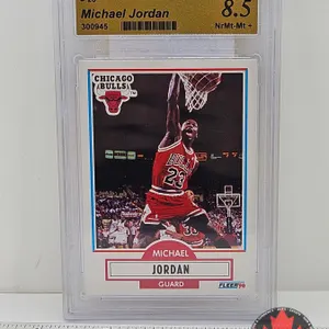 1990 Fleer # 26 Michael Jordan : Bulls (Certified by Certified Express 8.5 NrMt-Mt+)