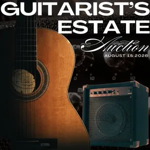 WELCOME TO THE GUITARIST'S ESTATE AUCTION