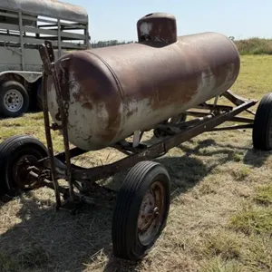 Propane Tank on Antique Car Chassis Shop Built