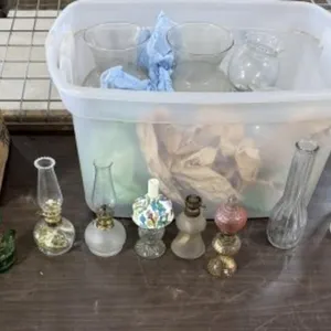 17+/- Vases, 7+/- Mini Oil Lamps