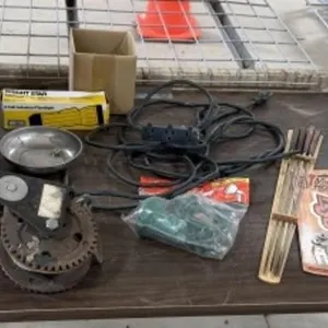 Manual Winch, Folding Garden Seat, Extension Cord,