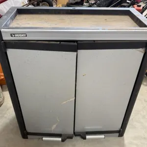 Husky 2-Door Plastic Storage Cabinet