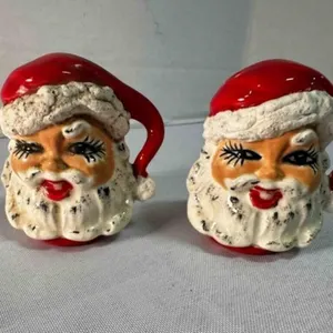 Bright Eyed Santa Claus Salt & Pepper Shakers