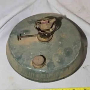 Vintage metal oil lamp base