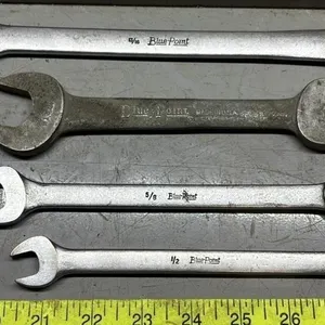 4 Snap-On Bluepoint Wrenches.