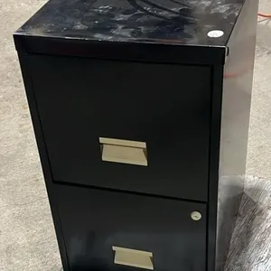 2 Drawer Metal Cabinet. 15"W x 18"D x 25"H.