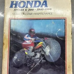 Honda ATC 185 & 200 1980 to 1986 Service Manual.